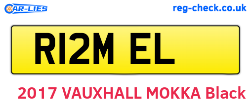 R12MEL are the vehicle registration plates.