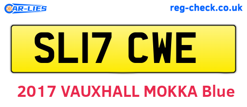 SL17CWE are the vehicle registration plates.
