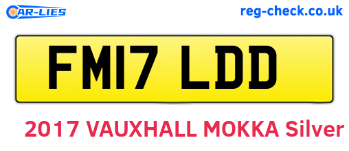 FM17LDD are the vehicle registration plates.