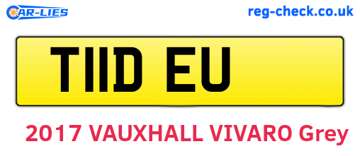 T11DEU are the vehicle registration plates.