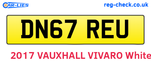 DN67REU are the vehicle registration plates.