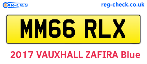 MM66RLX are the vehicle registration plates.