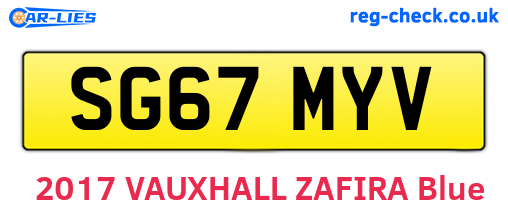 SG67MYV are the vehicle registration plates.
