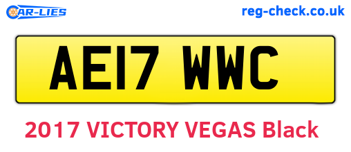 AE17WWC are the vehicle registration plates.