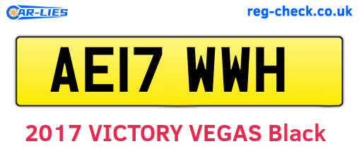 AE17WWH are the vehicle registration plates.