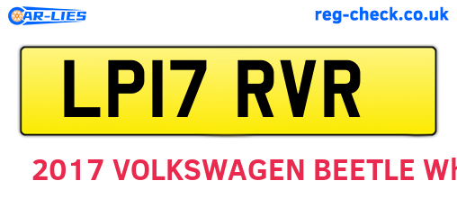 LP17RVR are the vehicle registration plates.