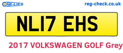 NL17EHS are the vehicle registration plates.
