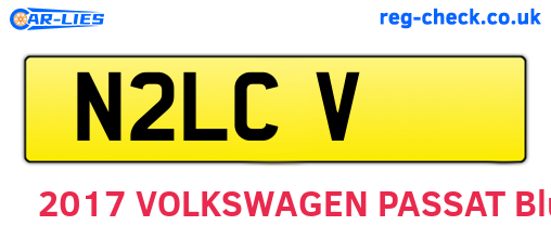 N2LCV are the vehicle registration plates.