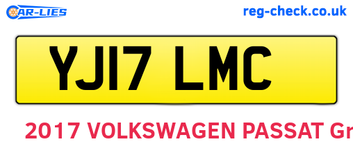YJ17LMC are the vehicle registration plates.