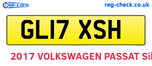 GL17XSH are the vehicle registration plates.