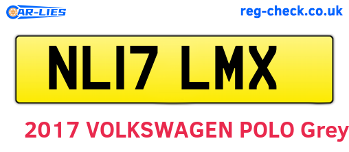 NL17LMX are the vehicle registration plates.