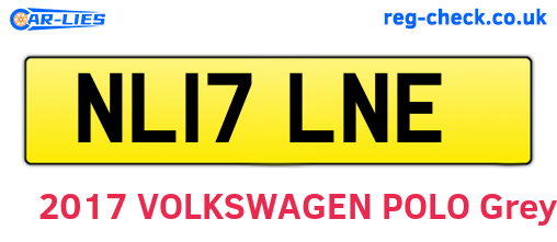 NL17LNE are the vehicle registration plates.