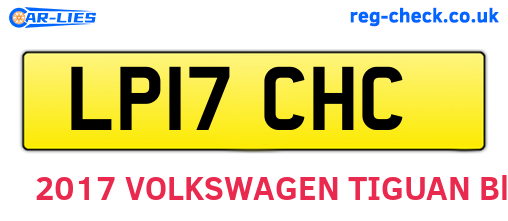 LP17CHC are the vehicle registration plates.
