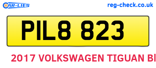 PIL8823 are the vehicle registration plates.