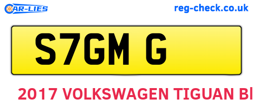 S7GMG are the vehicle registration plates.