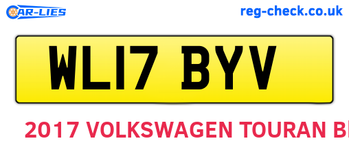 WL17BYV are the vehicle registration plates.