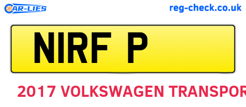 N1RFP are the vehicle registration plates.