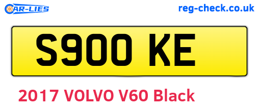 S90OKE are the vehicle registration plates.