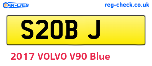 S2OBJ are the vehicle registration plates.