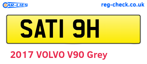 SAT19H are the vehicle registration plates.