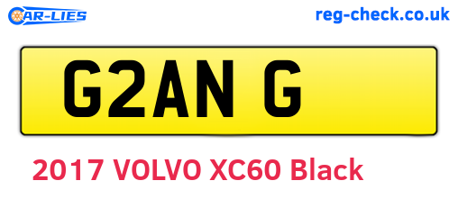 G2ANG are the vehicle registration plates.