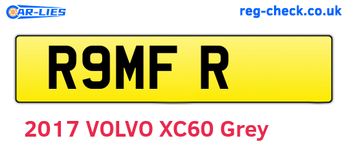 R9MFR are the vehicle registration plates.