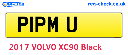 P1PMU are the vehicle registration plates.