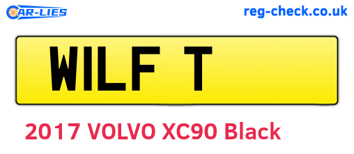 W1LFT are the vehicle registration plates.