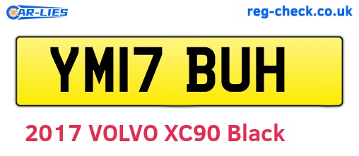 YM17BUH are the vehicle registration plates.