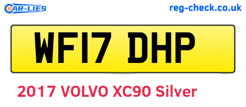 WF17DHP are the vehicle registration plates.