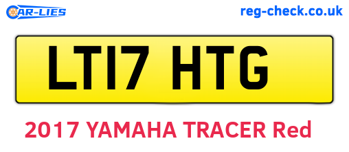 LT17HTG are the vehicle registration plates.