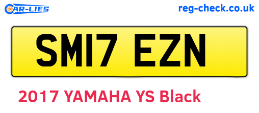 SM17EZN are the vehicle registration plates.