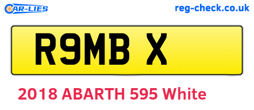 R9MBX are the vehicle registration plates.