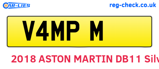V4MPM are the vehicle registration plates.