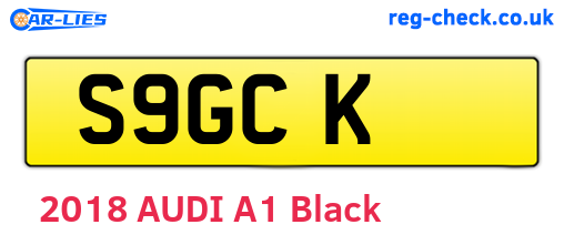 S9GCK are the vehicle registration plates.
