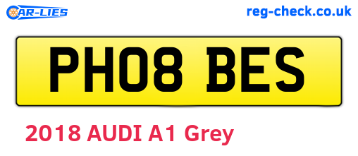PH08BES are the vehicle registration plates.