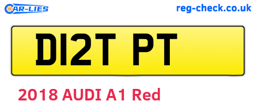 D12TPT are the vehicle registration plates.