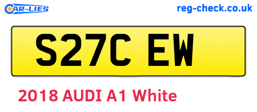 S27CEW are the vehicle registration plates.