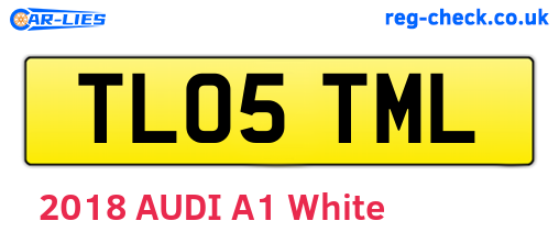 TL05TML are the vehicle registration plates.