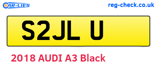 S2JLU are the vehicle registration plates.