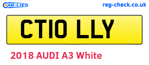 CT10LLY are the vehicle registration plates.