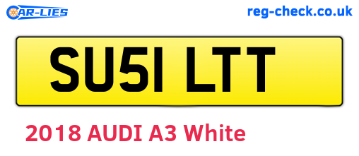 SU51LTT are the vehicle registration plates.