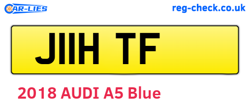 J11HTF are the vehicle registration plates.