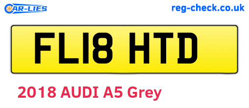 FL18HTD are the vehicle registration plates.