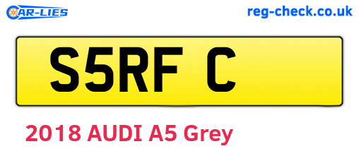 S5RFC are the vehicle registration plates.