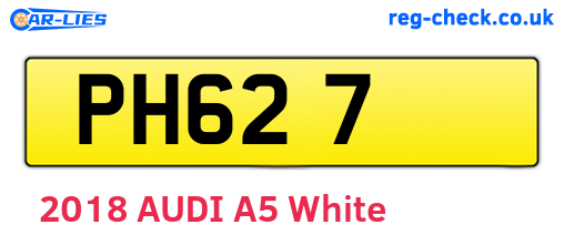 PH627 are the vehicle registration plates.