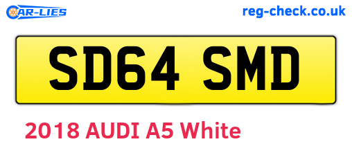 SD64SMD are the vehicle registration plates.