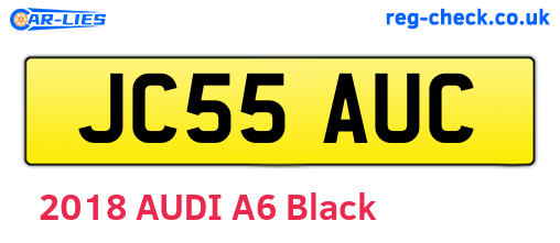 JC55AUC are the vehicle registration plates.