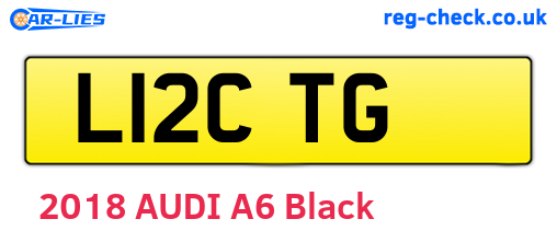 L12CTG are the vehicle registration plates.