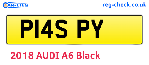 P14SPY are the vehicle registration plates.